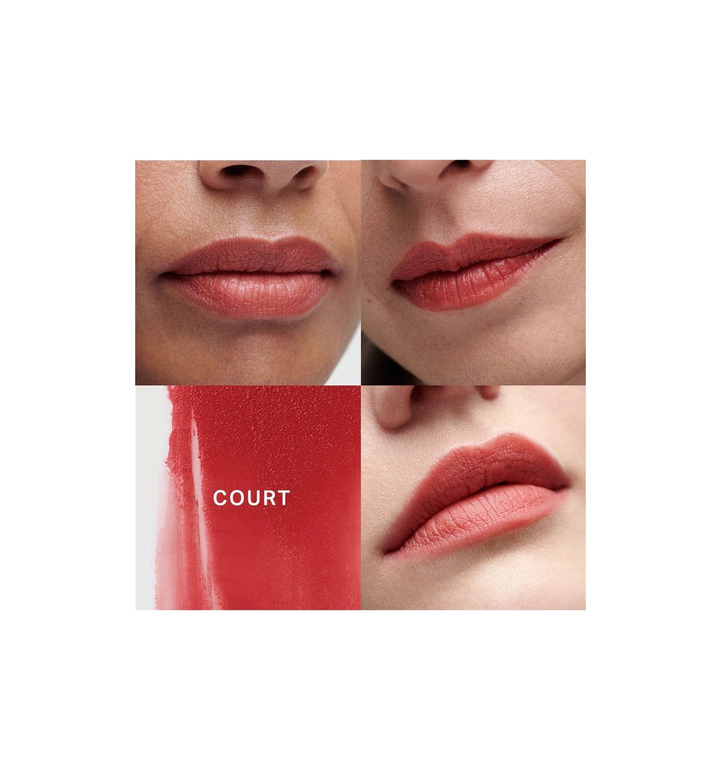 MERIT. Signature Lip Lightweight Matte Lipstick.  |   Court - warm brick