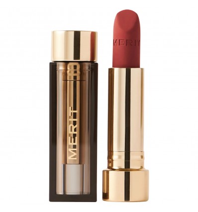 MERIT. Signature Lip Lightweight Matte Lipstick.  |   Court - warm brick