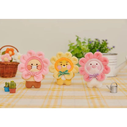 KAKAO FRIENDS. | Flower Ball Blush Doll Keyring. | Little Apeach.|