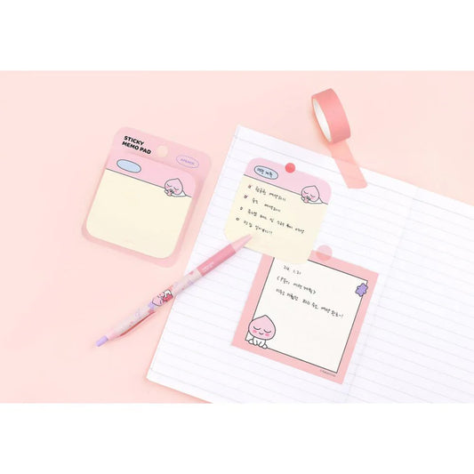 KAKAO FRIENDS. | Apeach Cutie Sticky Memopad. |
