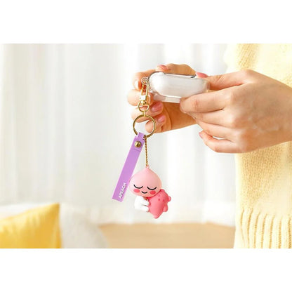 KAKAO FRIENDS. | Initials Figure Keyring. | Apeach.|