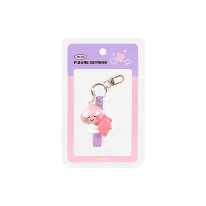 KAKAO FRIENDS. | Initials Figure Keyring. | Apeach.|