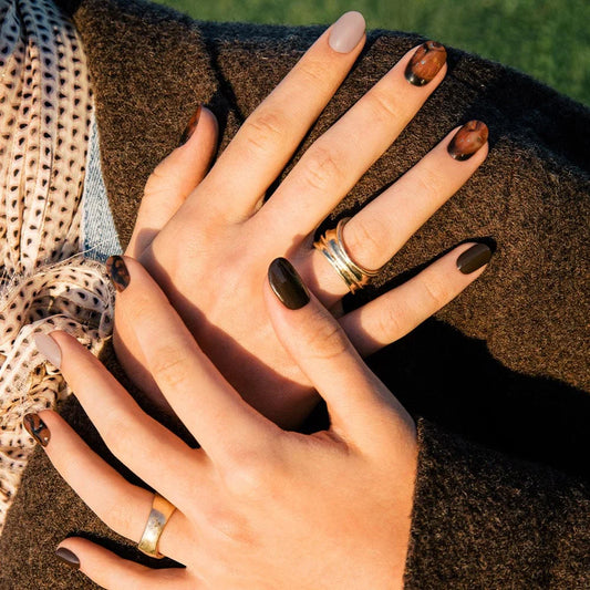 OHORA. |  N Brown Sugar. |  Uñas de Gel Semi Curado.|