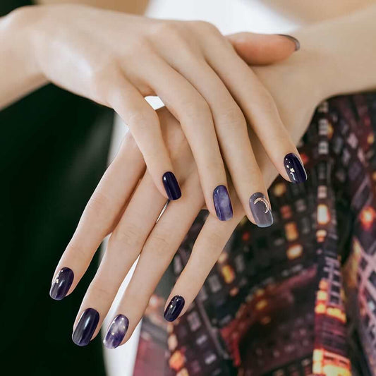 OHORA.  |  N Lunar Eclipse. |  Uñas de Gel Semi Curado. |