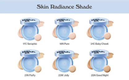 UNLEASHIA.  Babe Skin Baby Blue Cushion. |  #25N  Good Night